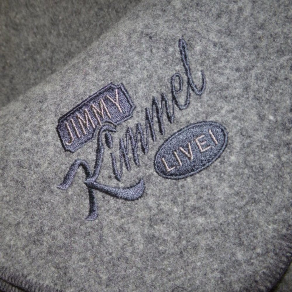 FARIBAULT Woolen Mills JIMMY KIMMEL blanket SWAG twin NWT monogram